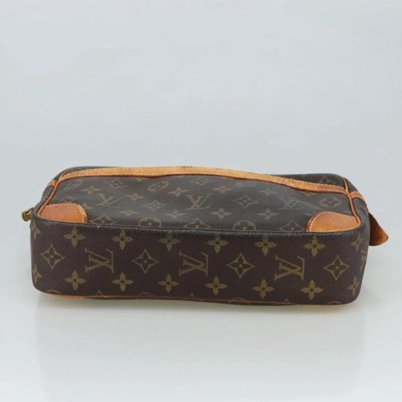 LOUIS VUITTON Monogram Compiegne 28 Clutch Bag M51845 LV Auth 106140 - Picture 7 of 16